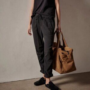 James Perse Women's Cotton Blend Soft Drape Standard Fit Pants - S
